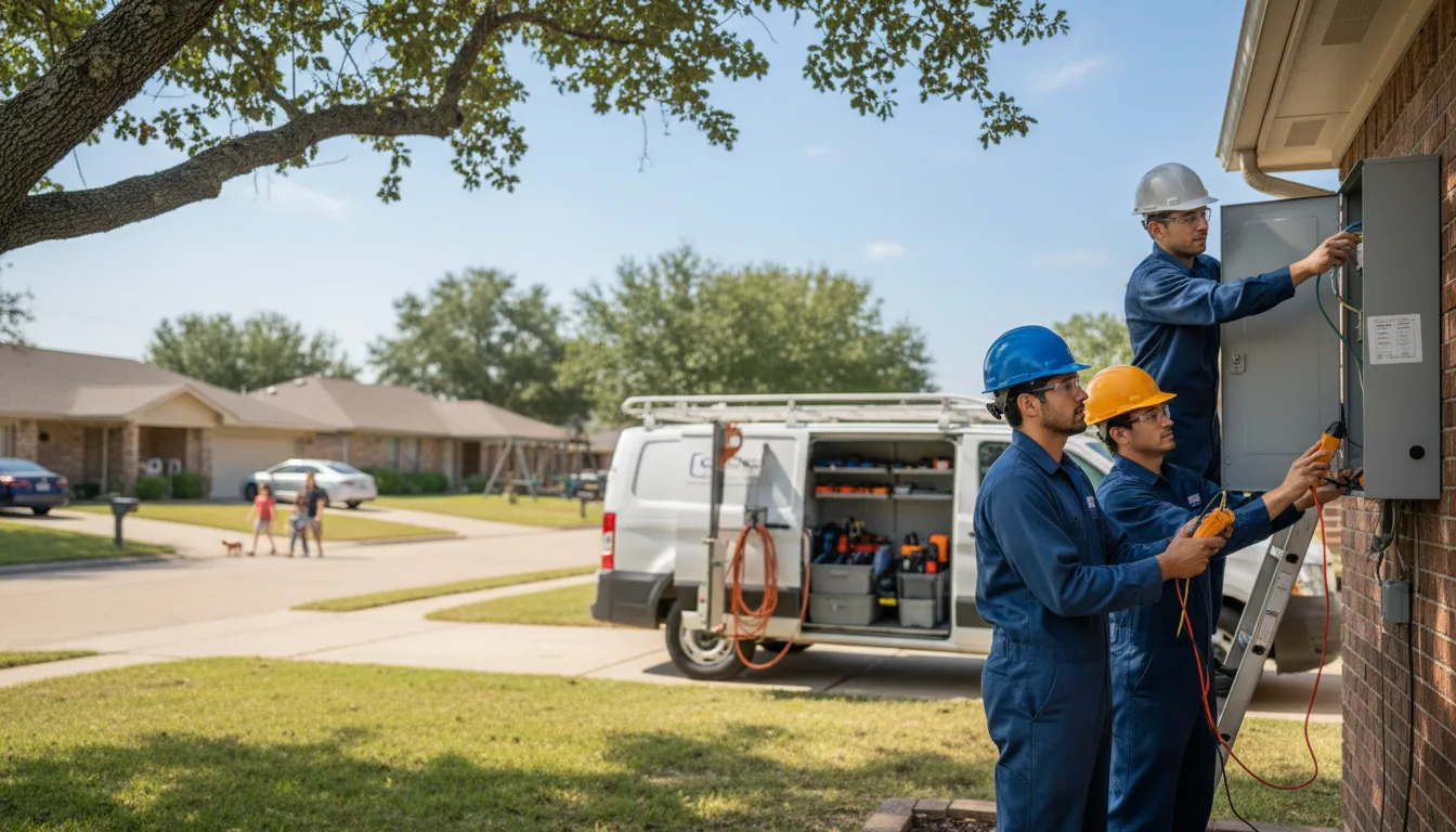 Certified electrician providing emergency electrical services in Gulston, KY
